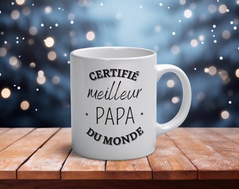"World's Best Dad" Mug – Father's Day Gift – Dad Gift Idea – Personalized Mug for Men – Original Dad Gift Mug
