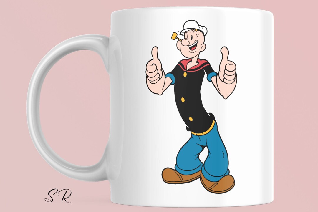 Popeye Customizable Mug Ideal and Original Gift Etsy