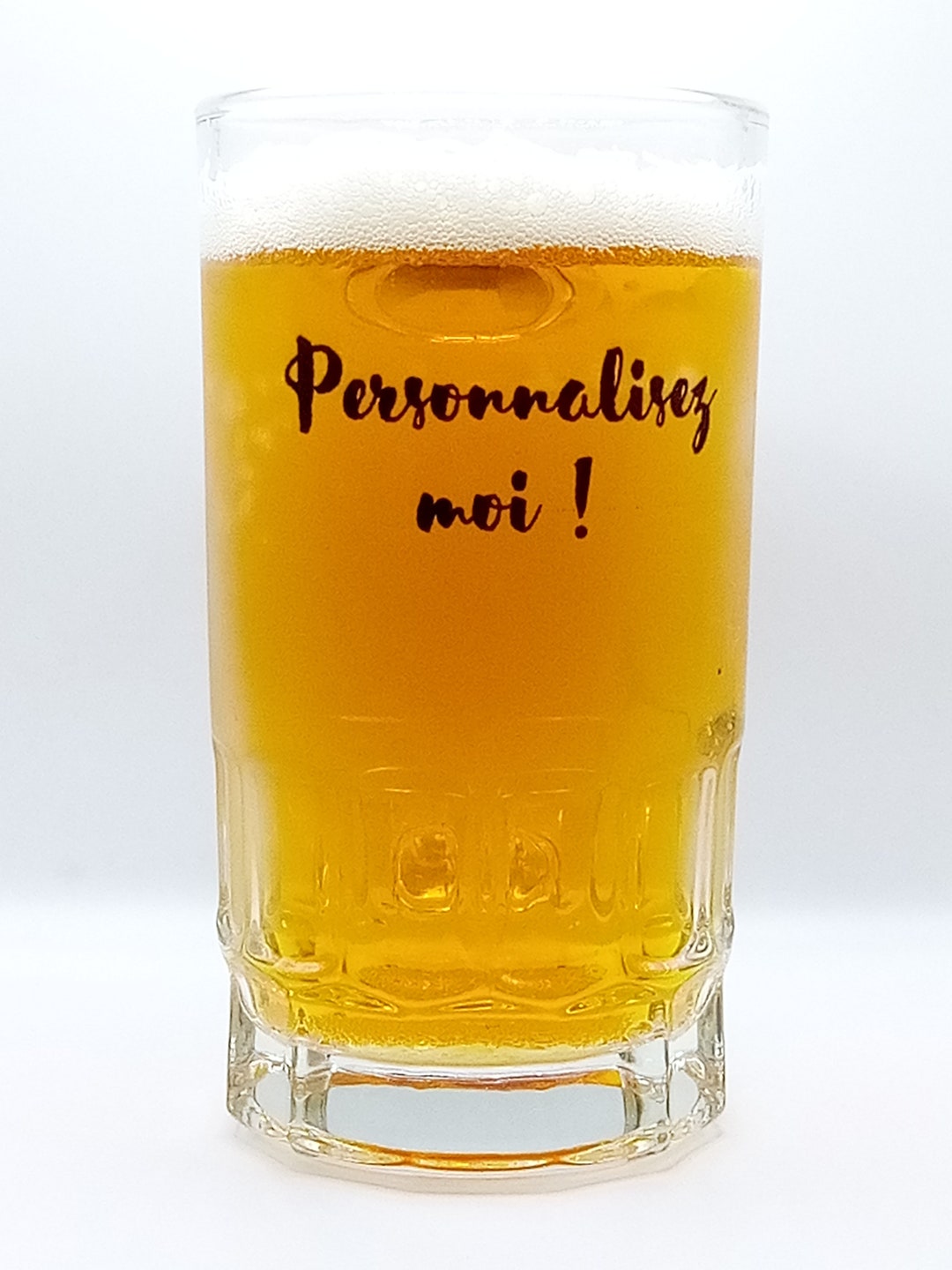 Chope à Bière Personnalisée. Cadeau Noël Original Unique Chope - Etsy