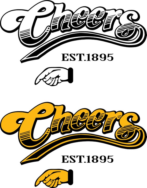 Vintage Cheers SVG, SVG Print Ready,  Cut Files, Cricut, Silhouette, 80's TV Show Shirt