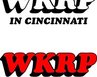 Vintage WKRP Cincinnati svg, SVG Print Ready,  Cut Files, Cricut, Silhouette, TV Show Shirt