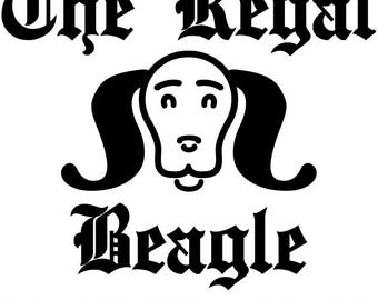 Beagle real vintage, listo para imprimir en SVG, archivos de corte, Cricut, Silhouette, camiseta de TV