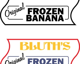 Diseño de camiseta de Bluth's Frozen Banana SVG (descarga digital)