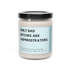 Funny Administrator Gift, Secretary Gift, Office Manager Candle, Administrative Professional Gift, Nursing Home Administrator Gift image 4