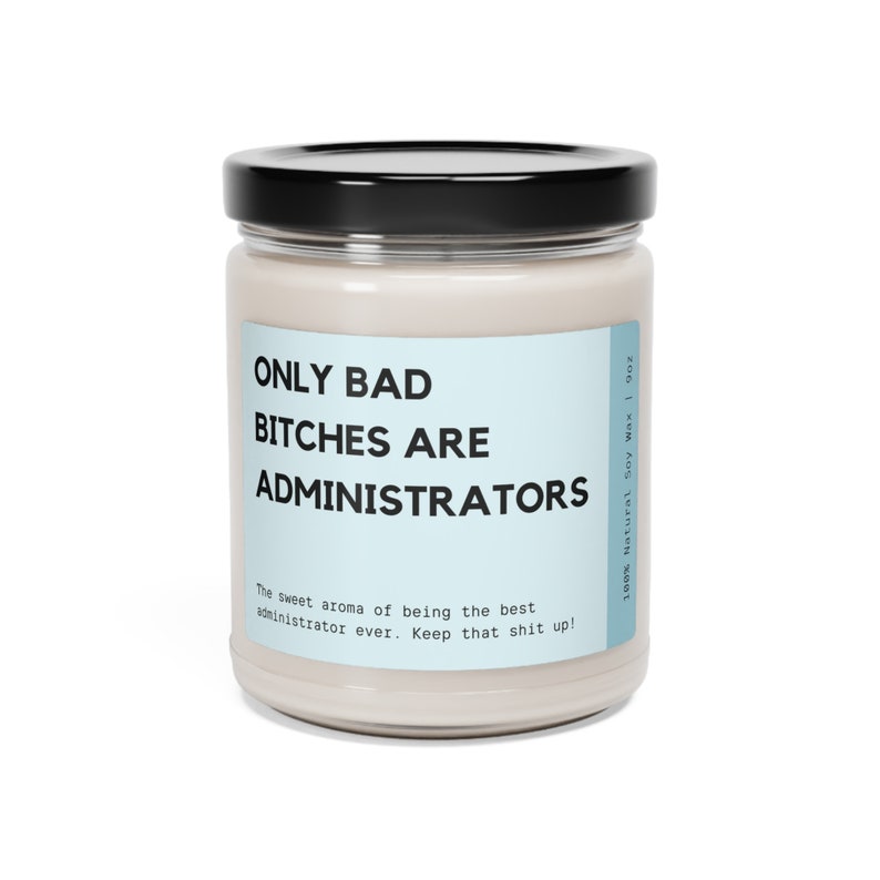 Funny Administrator Gift, Secretary Gift, Office Manager Candle, Administrative Professional Gift, Nursing Home Administrator Gift image 4