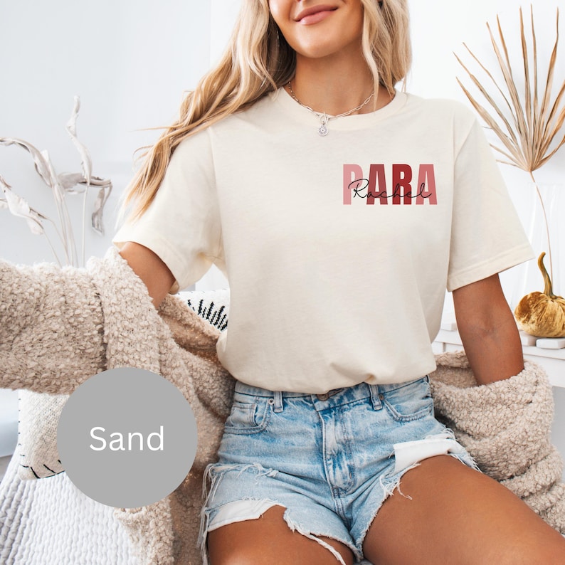 Paraprofessional Shirt, Custom Para Sweatshirt, Paraeducator T-Shirt, Paraprofessional Appreciation Gift, Para Shirt Bild 14