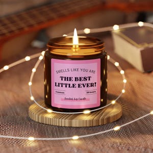 Big Little Reveal Gift, Big Little Reveal Candle, Sorority Big Little Gift, The Best Little, Greek Life Candle, Big Little Basket Stuffer image 5