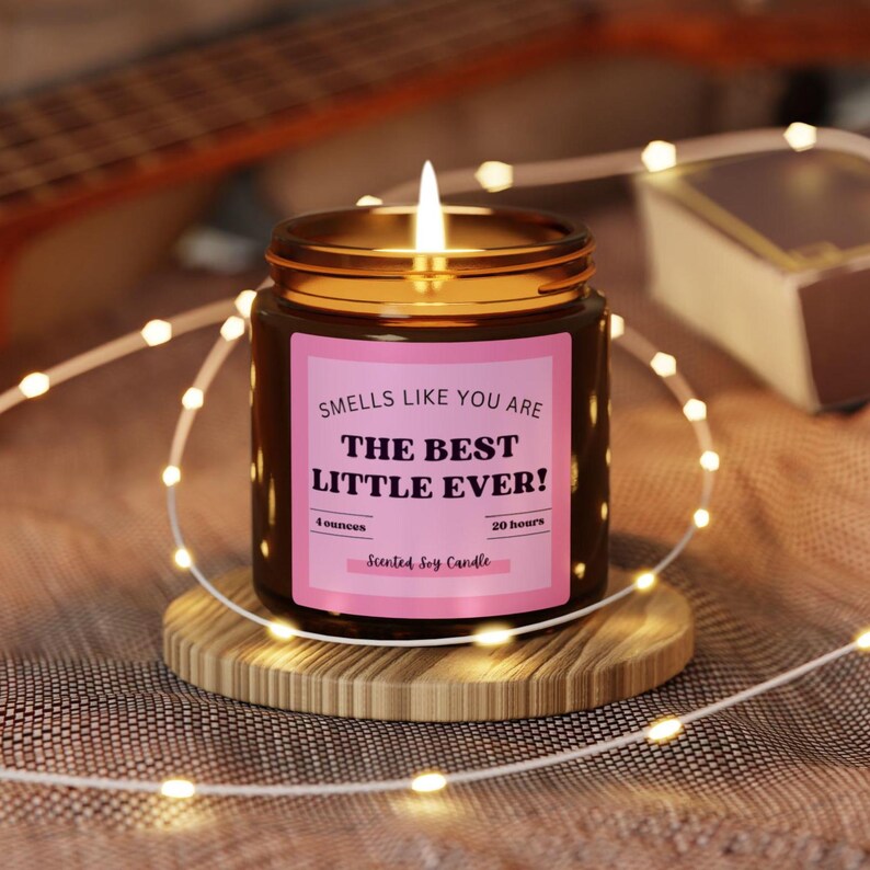 Big Little Reveal Gift, Big Little Reveal Candle, Sorority Big Little Gift, The Best Little, Greek Life Candle, Big Little Basket Stuffer image 5