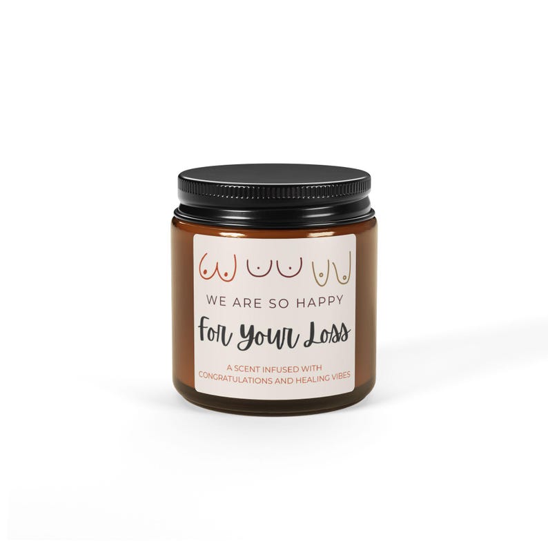 Mastectomy Gifts, Top Surgery, Breast Reduction Surgery, Breast Cancer Survivor Candle, Transgender Surgery, Mastectomy Recovery image 7