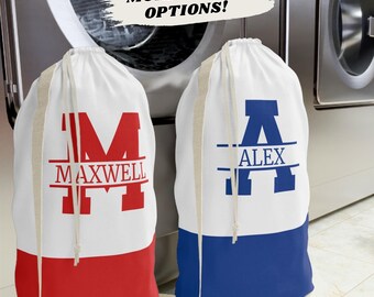 College Gifts, Dorm Essentials For Guys, Back To College Gift, Personalized Laundry Bag, College Freshman, Guy High School Graduation Gift