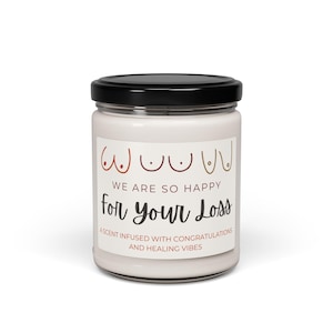 Mastectomy Gifts, Top Surgery, Breast Reduction Surgery, Breast Cancer Survivor Candle, Transgender Surgery, Mastectomy Recovery image 3