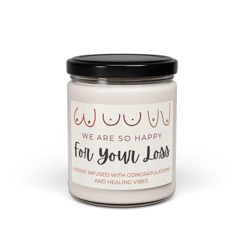 Mastectomy Gifts, Top Surgery, Breast Reduction Surgery, Breast Cancer Survivor Candle, Transgender Surgery, Mastectomy Recovery image 3