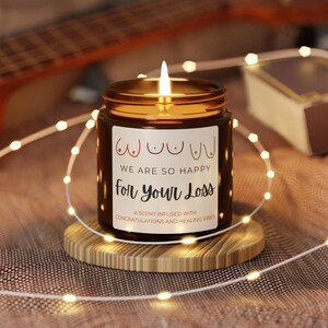 Mastectomy Gifts, Top Surgery, Breast Reduction Surgery, Breast Cancer Survivor Candle, Transgender Surgery, Mastectomy Recovery image 5
