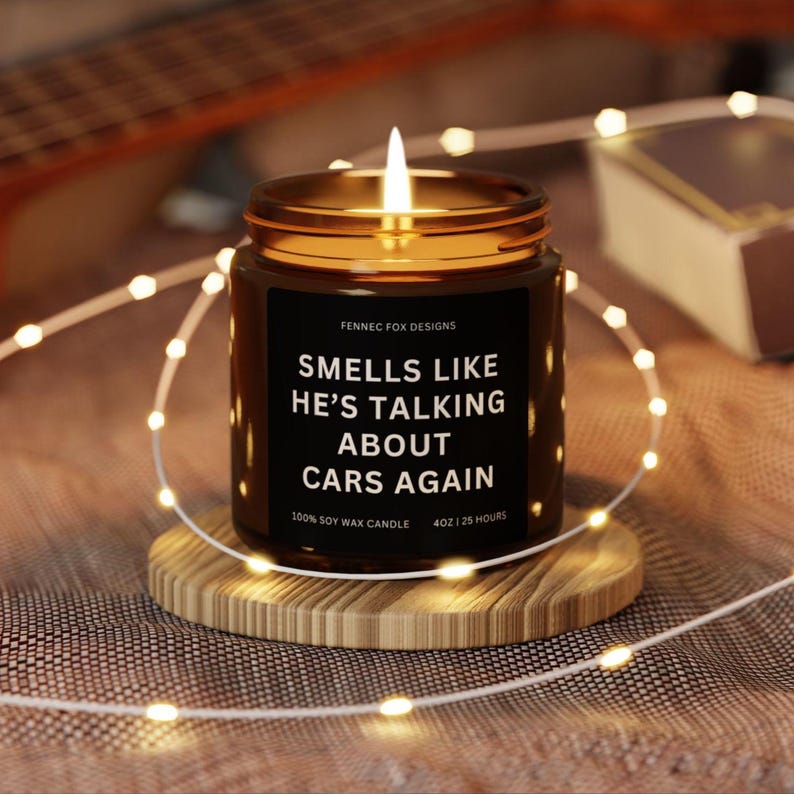 Car Guy Gift, Racer Gift, Mechanic Gift, Car Guy Candle, Car Enthusiast Gift bild 5