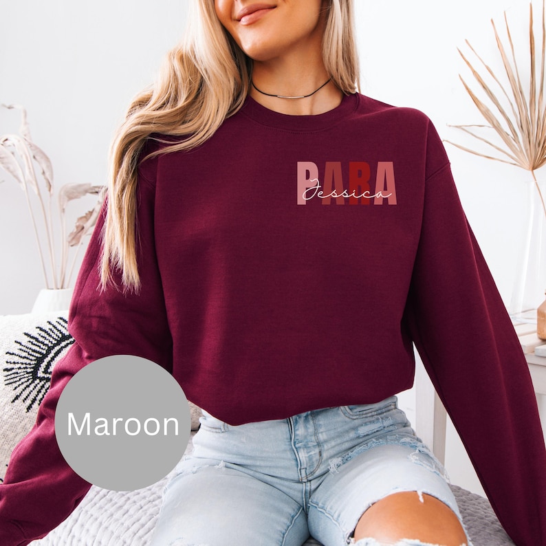 Paraprofessional Shirt, Custom Para Sweatshirt, Paraeducator T-Shirt, Paraprofessional Appreciation Gift, Para Shirt Bild 5