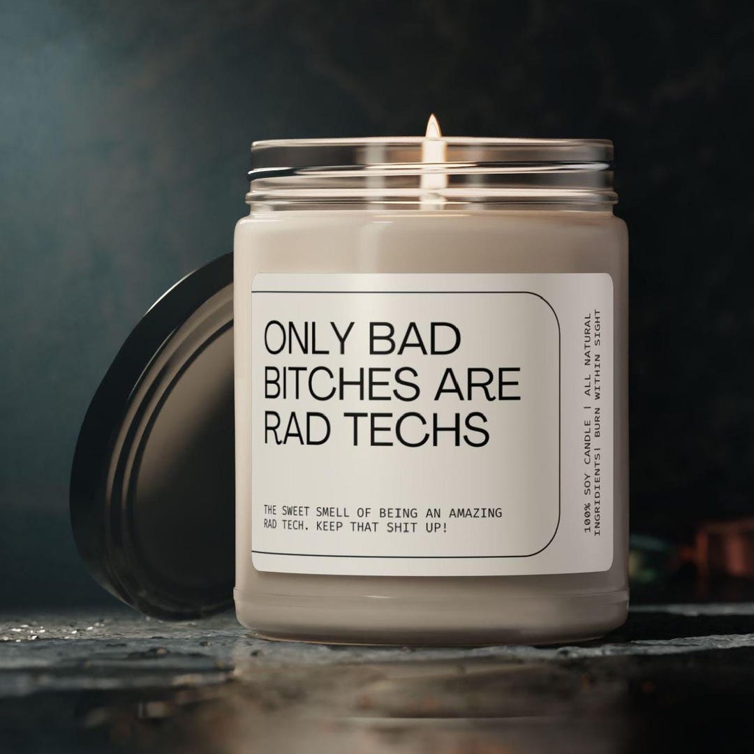 Rad Tech Gift, Rad Tech Week Candle, CT Tech Gift, MRI Tech Gift, Rad