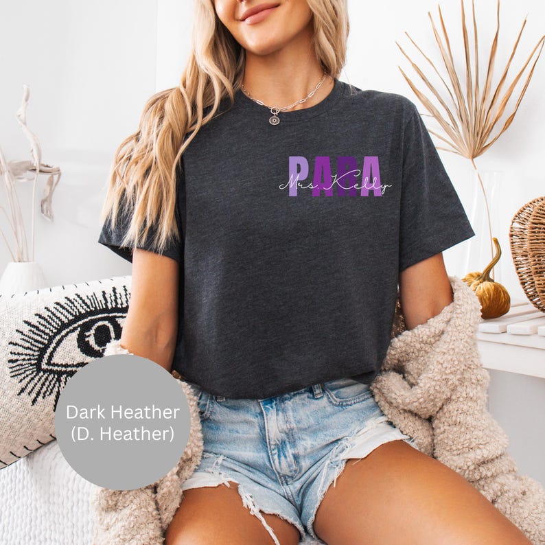 Paraprofessional Shirt, Custom Para Sweatshirt, Paraeducator T-Shirt, Paraprofessional Appreciation Gift, Para Shirt Bild 11
