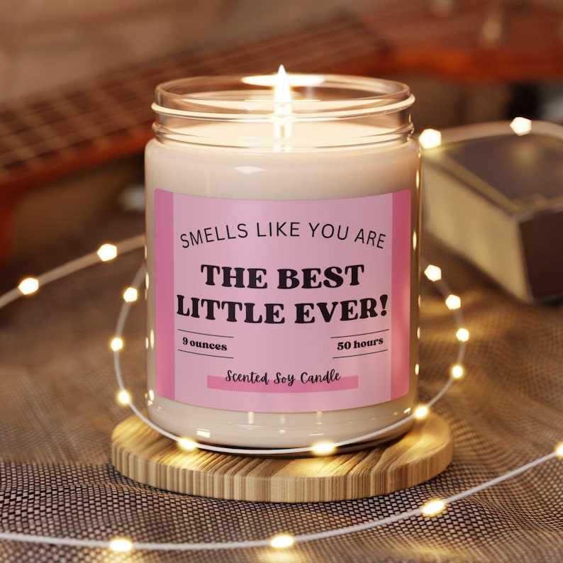 Big Little Reveal Gift, Big Little Reveal Candle, Sorority Big Little Gift, The Best Little, Greek Life Candle, Big Little Basket Stuffer image 1