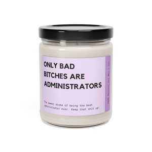Funny Administrator Gift, Secretary Gift, Office Manager Candle, Administrative Professional Gift, Nursing Home Administrator Gift image 5
