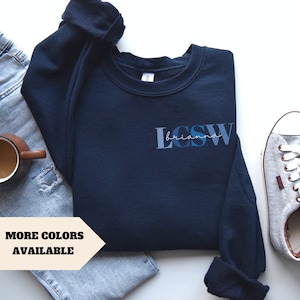 Social Worker Gift, Custom Social Worker Sweatshirt, Social Worker Month Gift, LCSW Graduation Gift, LMSW Gift, MSW Gift