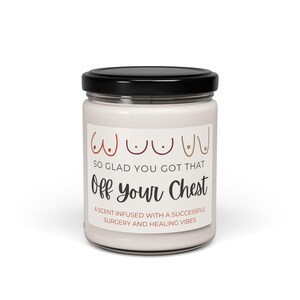 Mastectomy Gifts, Breast Cancer Survivor Candle, Top Surgery, Breast Reduction Surgery, Transgender Surgery, Mastectomy Recovery Bild 3