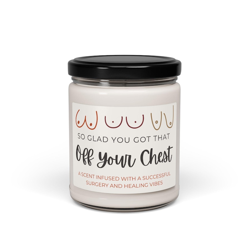 Mastectomy Gifts, Breast Cancer Survivor Candle, Top Surgery, Breast Reduction Surgery, Transgender Surgery, Mastectomy Recovery Bild 3