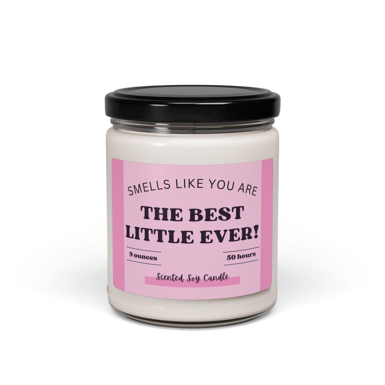 Big Little Reveal Gift, Big Little Reveal Candle, Sorority Big Little Gift, The Best Little, Greek Life Candle, Big Little Basket Stuffer image 3