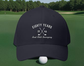 Regalo de 80 cumpleaños, regalo de cumpleaños para golfistas, fiesta de golf, regalo de 80 cumpleaños para abuelos, regalo de cumpleaños para abuelas, par-tee de 80 cumpleaños, nacido en 1946