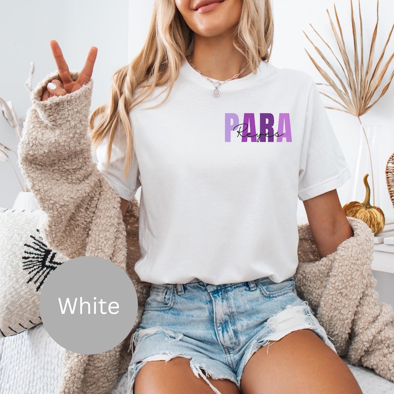 Paraprofessional Shirt, Custom Para Sweatshirt, Paraeducator T-Shirt, Paraprofessional Appreciation Gift, Para Shirt Bild 15