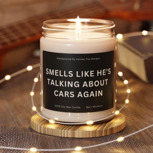 Car Guy Gift, Racer Gift, Mechanic Gift, Car Guy Candle, Car Enthusiast Gift bild 1