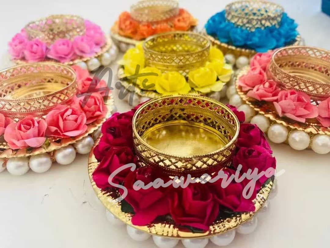 TEA Lights Holders Pearl Beads for Home Decor Puja/mandir Etsy