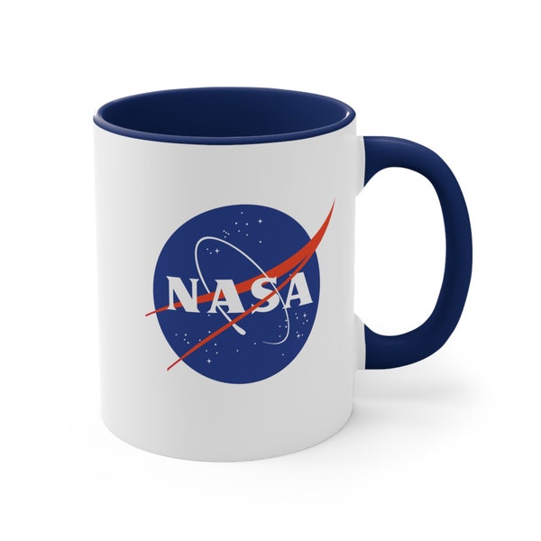 NASA Accent Coffee Mug,  Space Gift, NASA, Space Mug,  Gift, Coffee Mug, Mug For Space Enthusiasts, Nerd Mug , 11oz