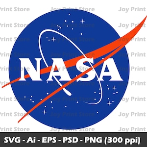 NASA  Vector Svg, Cricut File Svg, Layered svg, Nasa Logo, NASA Circle Logo 3 Color SVG File, Nasa Cut File, clipart, Space Science