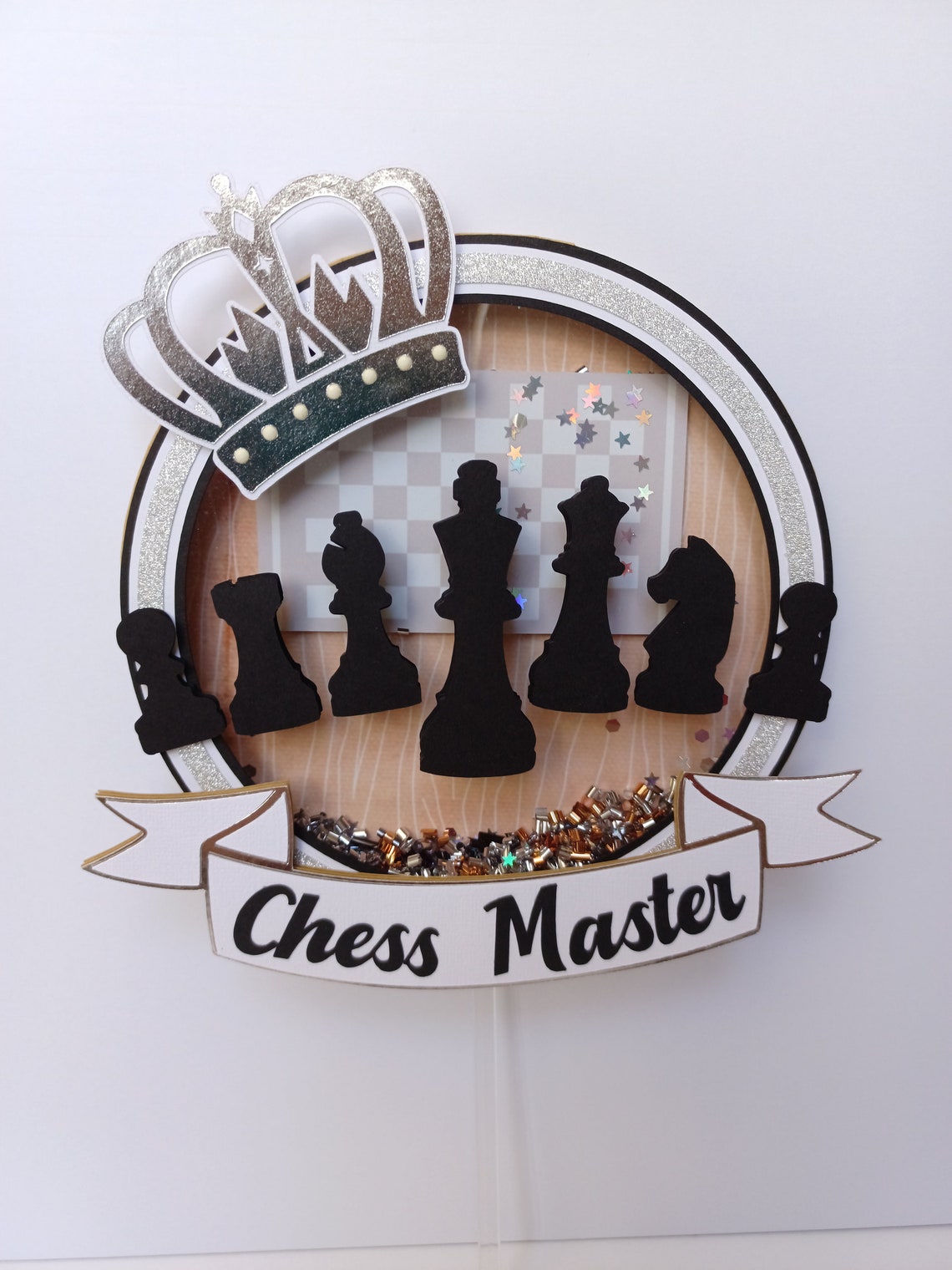 Chess Cake Topper/birthday Chess Cake Topper/crown Chess Cake Topper ...