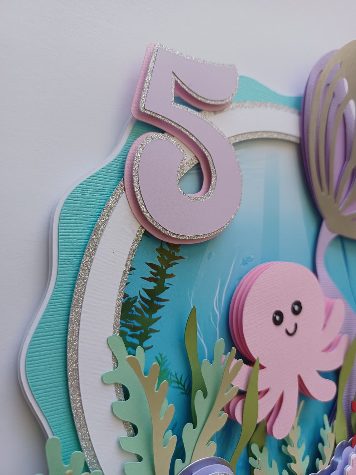 Under the Sea Cake Topper Mermaid Cake Topper Under the Sea - Etsy