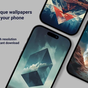 Prism Abstract Phone Wallpaper | Abstract Wallpaper | iPhone/iOS/Android | Instant Download