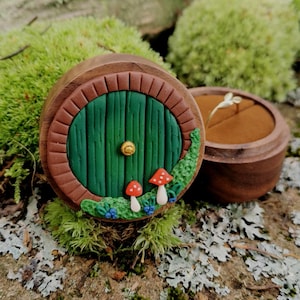 Fairy Door Ring Box, Fantasy Weeding, Forest Ring Box, Cottagecore Weeding, Mushroom Fantasy Ring box, Engagement Custom Ring Box