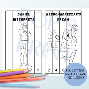 Printable Daniel Interprets Nebuchadnezzar’s Dream Agamograph Sunday ...