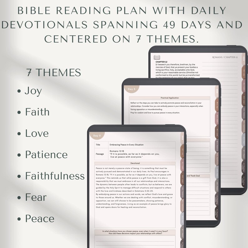 Digital Bible Journal | Study Template | Bible Devotional Guide | iPad ...