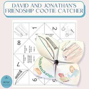 David y Jonathan colorean un atrapasueños / Manualidad de la escuela dominical / Atrapasueños / Lección bíblica / Adivino / Manualidad de David y Jonathan