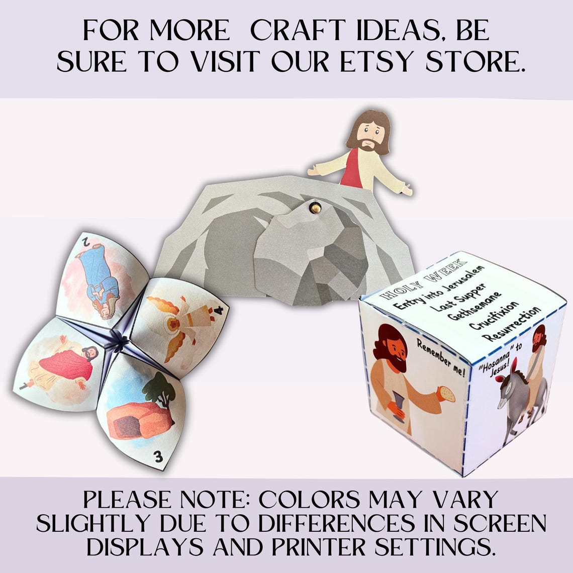 Printable Jesus Appears to His Disciples Sunday School Craft, Coloring ...