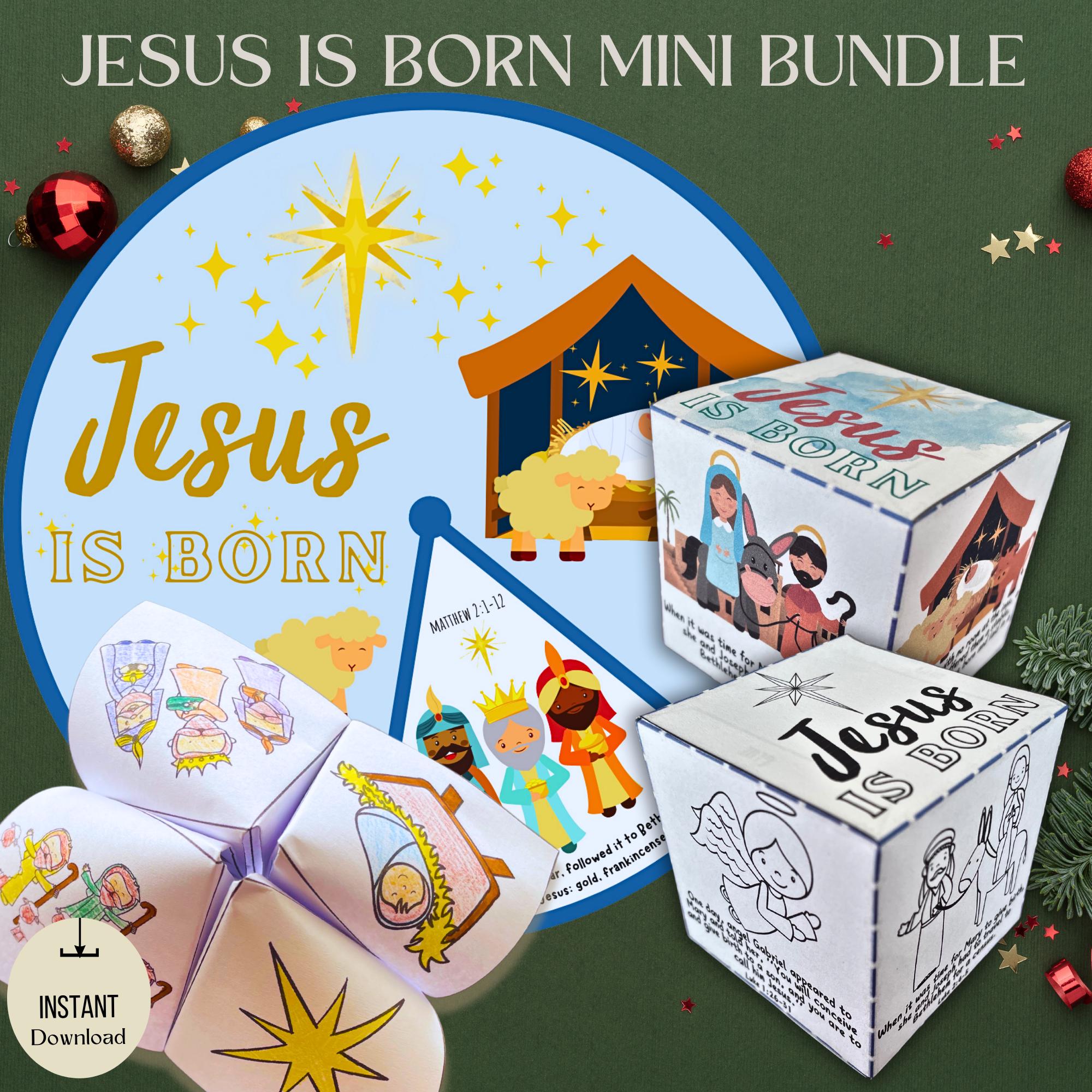 Nativity Story Printable Activity, Christmas and Advent Kids Crafts ...