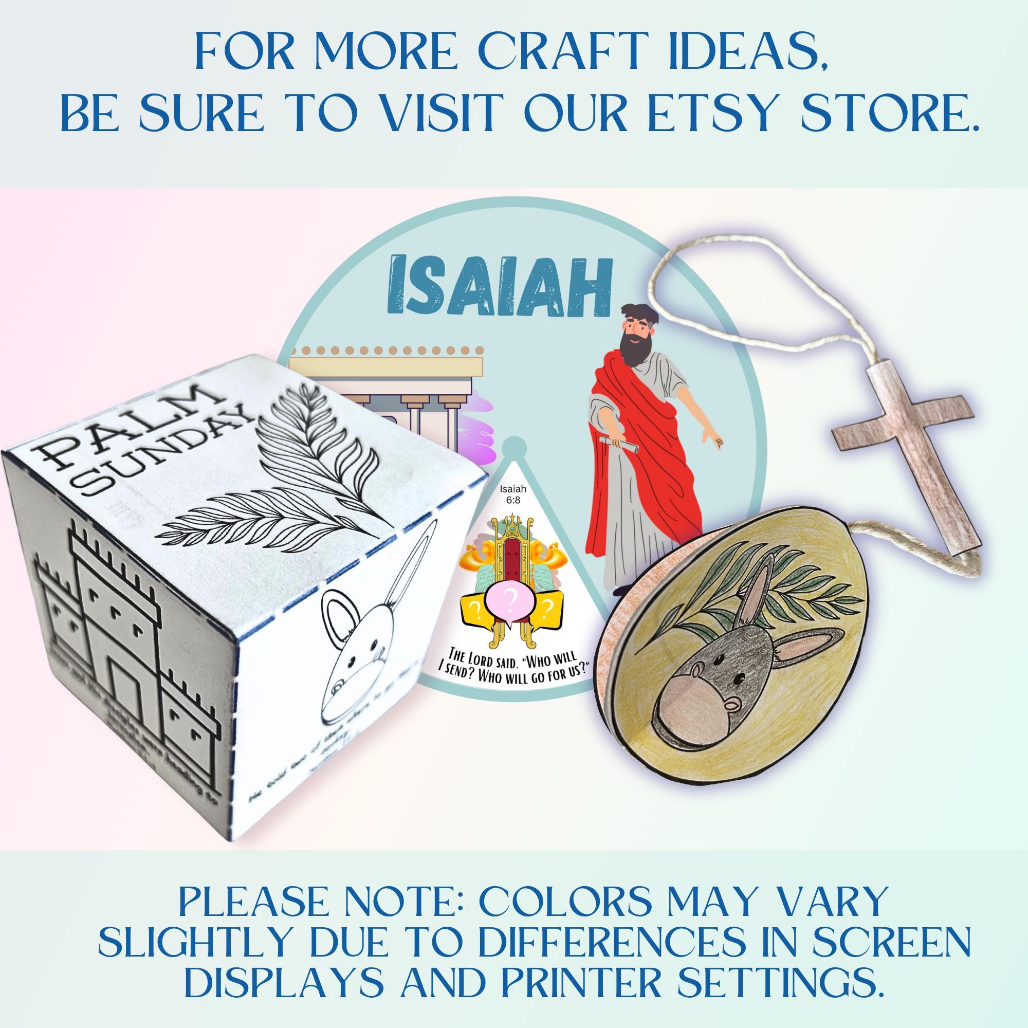 Miracles of Jesus Paper Cube Craft, Sunday School Bible Activity ...