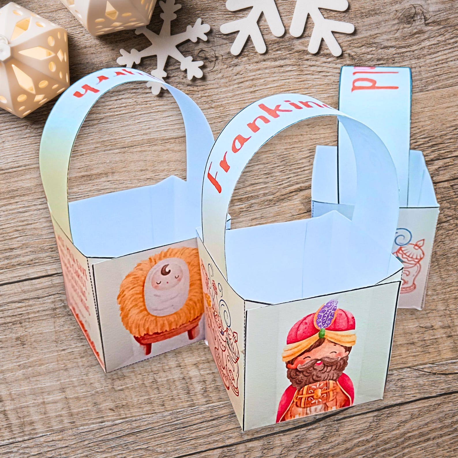 Printable Wise Men Gifts Craft, Nativity 3D Sunday School Activity ...