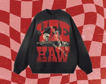WESTERN STREETWEAR SWEATSHIRT Cowboy Sweatshirt Rodeo Western Apparel Funky Cowgirl Crewneck