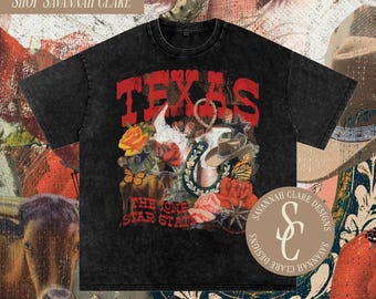WESTERN TEXAS SHIRT western graphic tee cowgirl shirts Texas graphic t shirt vintage western shirt yeehaw shirt country concert shirt