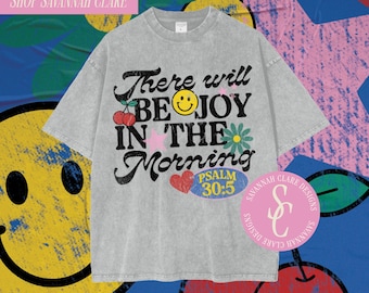 FREUDE CHRISTIAN SHIRT für christliche Kleidung Christian Merch Retro Style Shirts für Christen T-Shirts Frühling Christian Merch Schrift Shirt