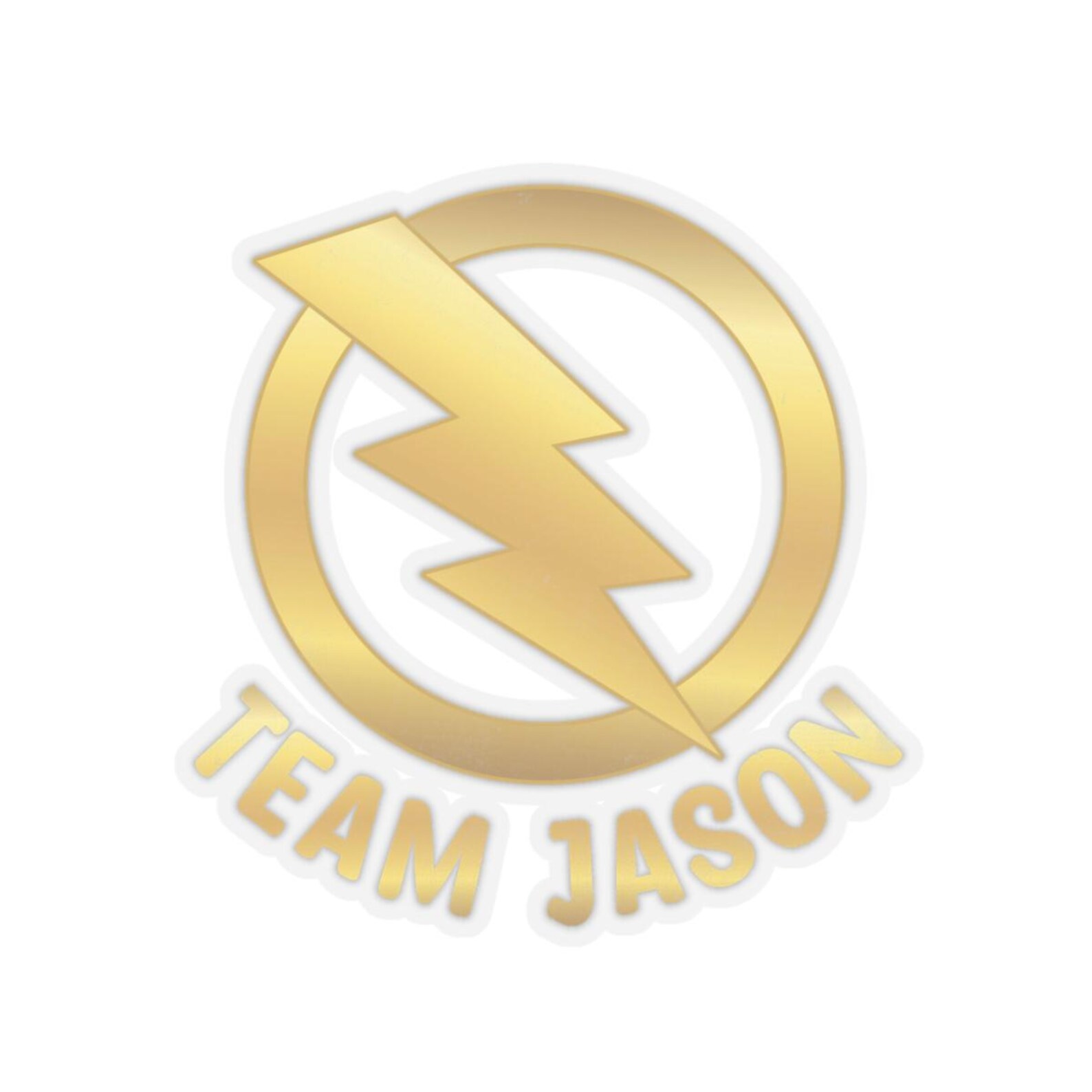 Team Jason Lightning Bolt Sticker, Greek Mythology Decal, Camp Half ...