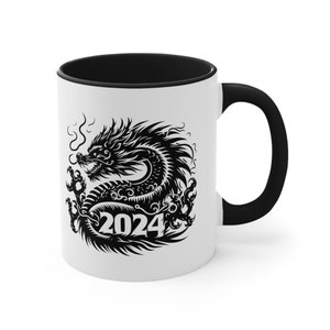 Year of the Dragon 2024 Chinese New Year Coffee Mug, 11oz