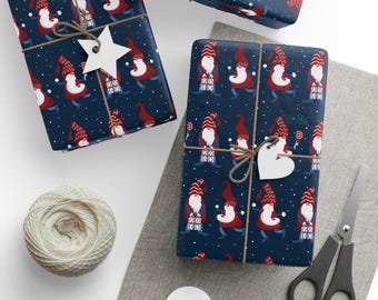 Festive Wrapping Paper, Holiday Gift Wrap, Christmas Wrapping Paper, Winter Celebration Decor, Seasonal Gift Wrap Ideas